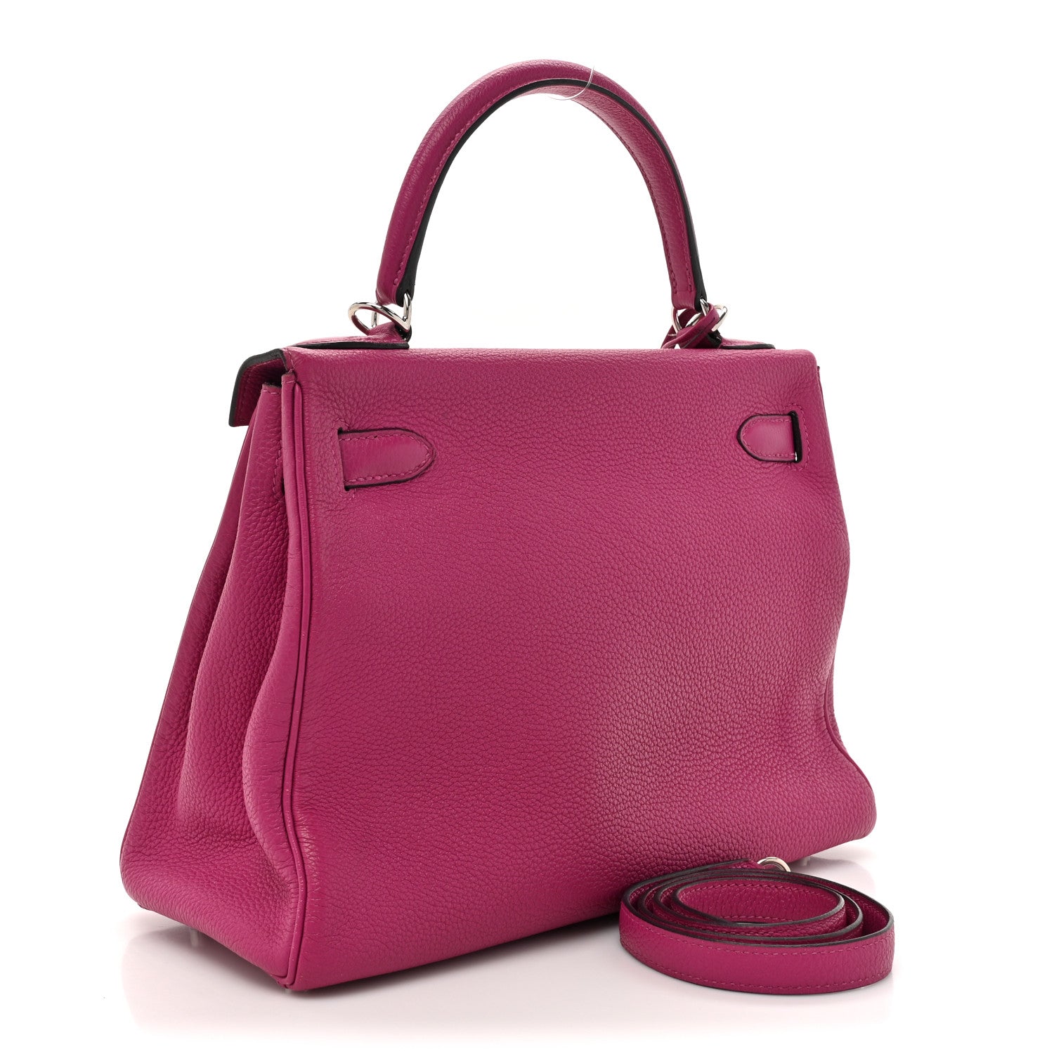 Hermes Togo Kelly Retourne 28 Rose Pourpre 3 of 18