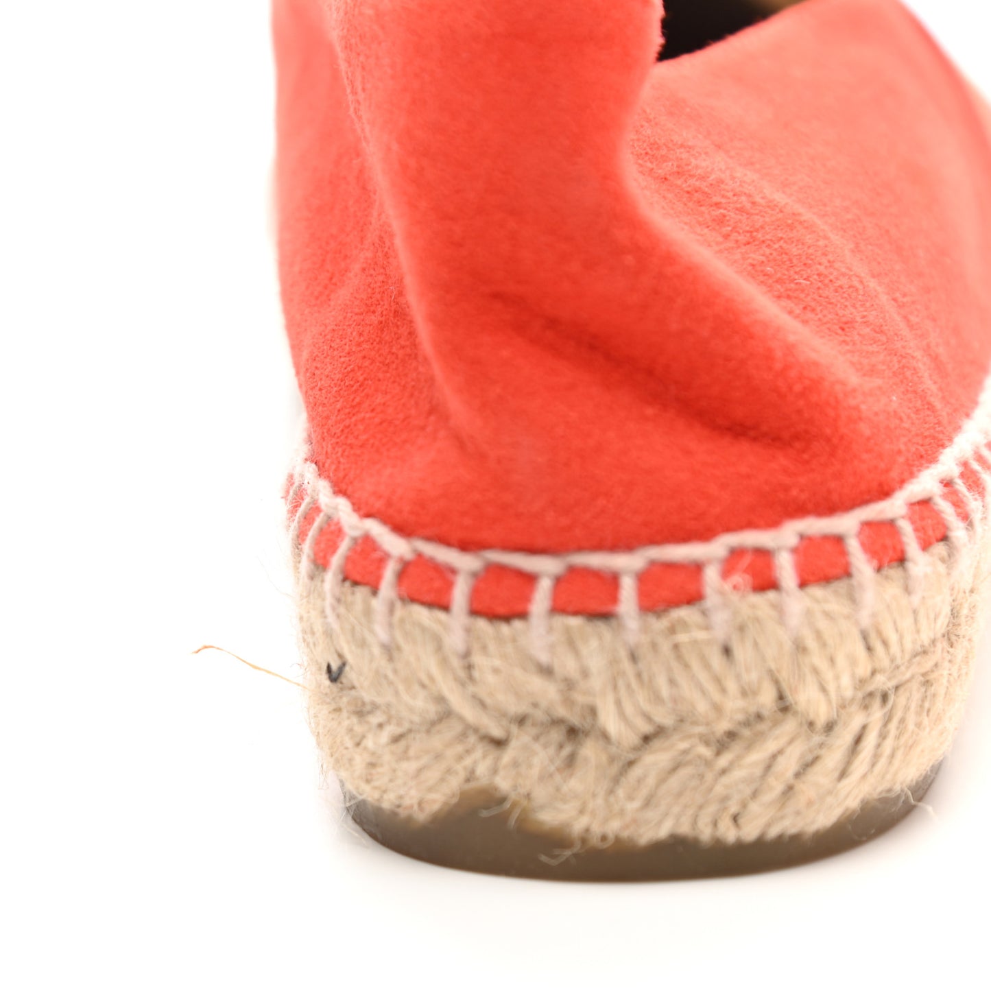 Suede CC Espadrilles 38 Orange
