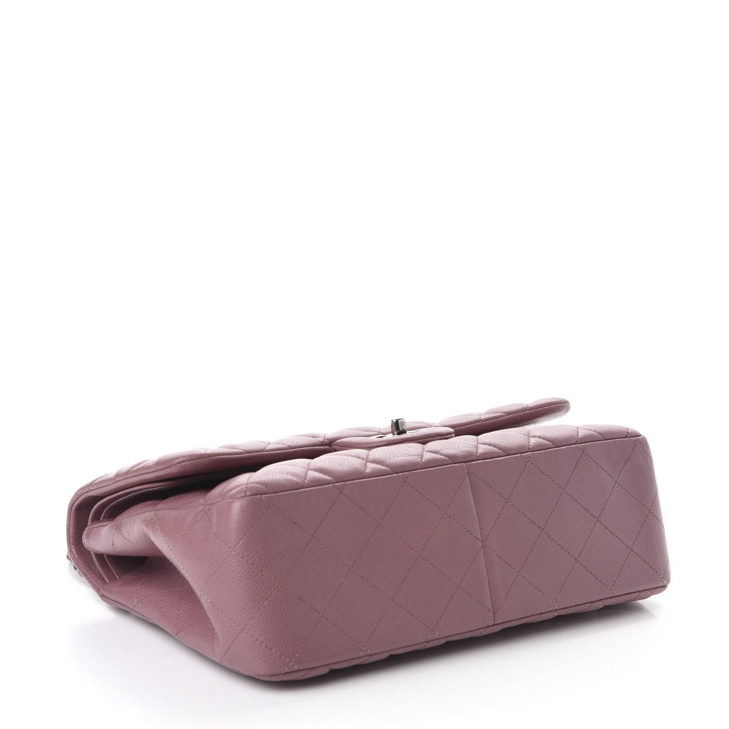 Chanel Caviar Quilted Jumbo Double Flap Pink 4 of 11