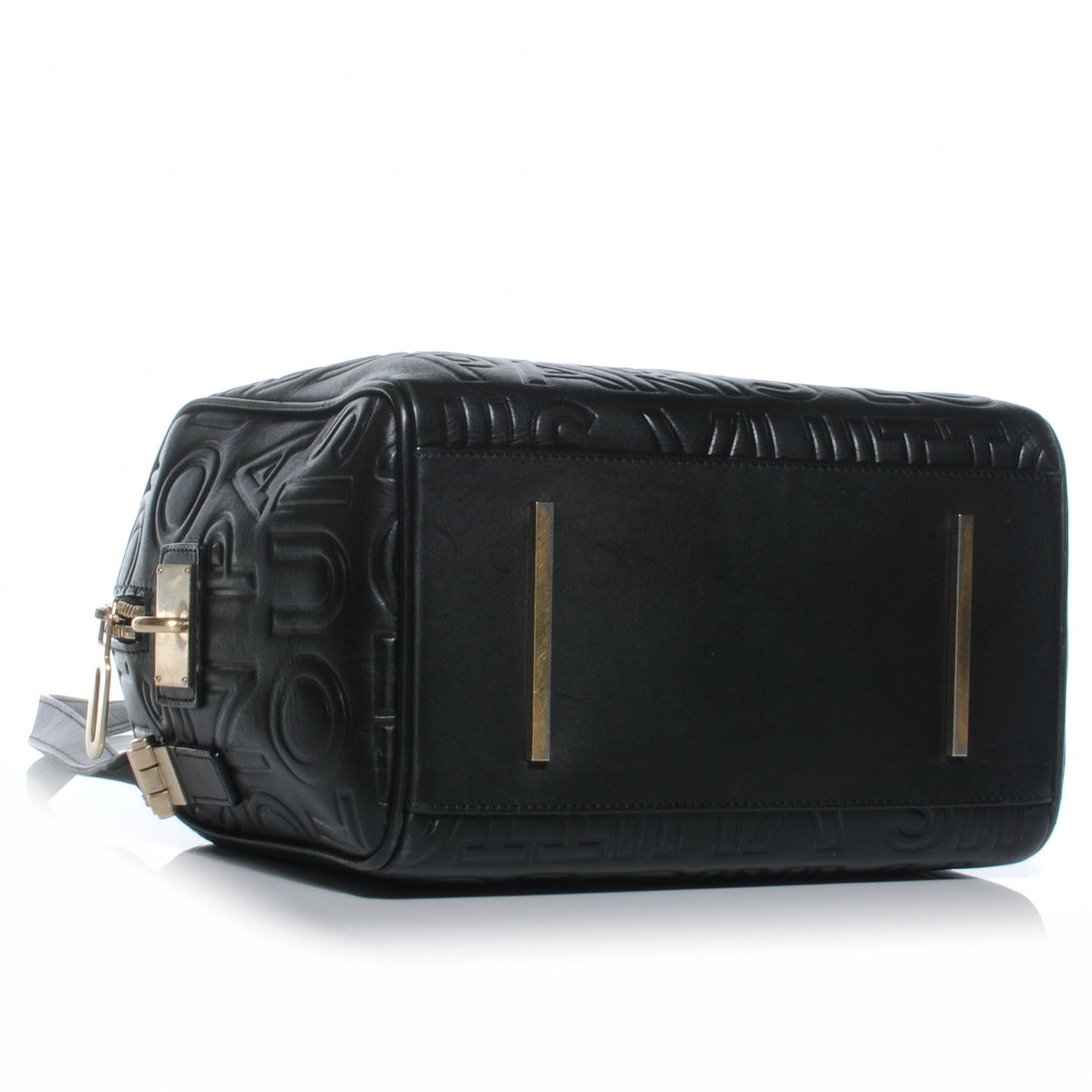 Calfskin Embossed Mini Cube Speedy Black