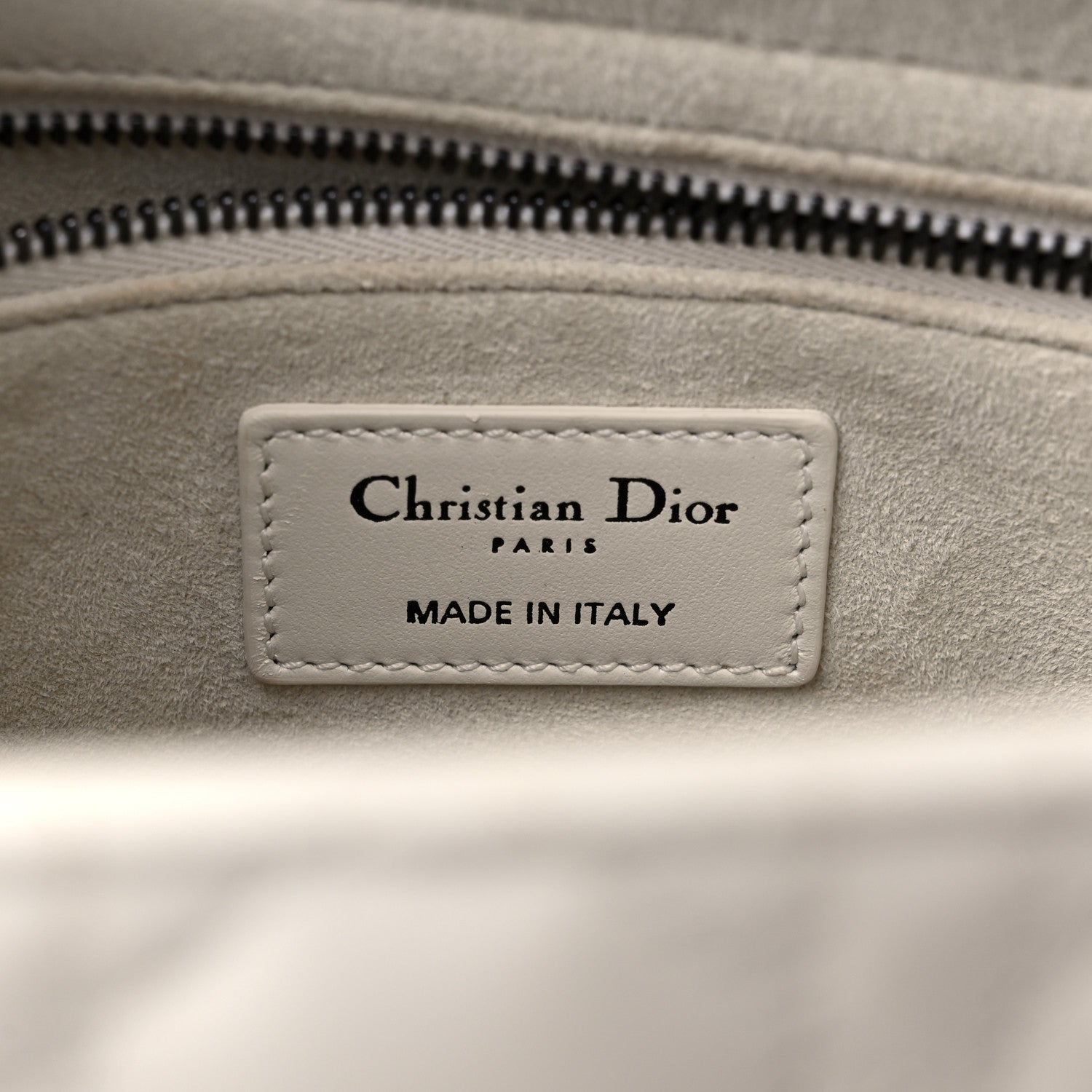 Christian Dior Lambskin Cannage Medium Lady Dior White 6 of 18