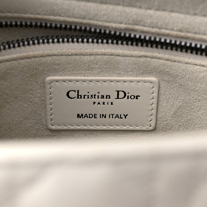 Christian Dior Lambskin Cannage Medium Lady Dior White 6 of 18