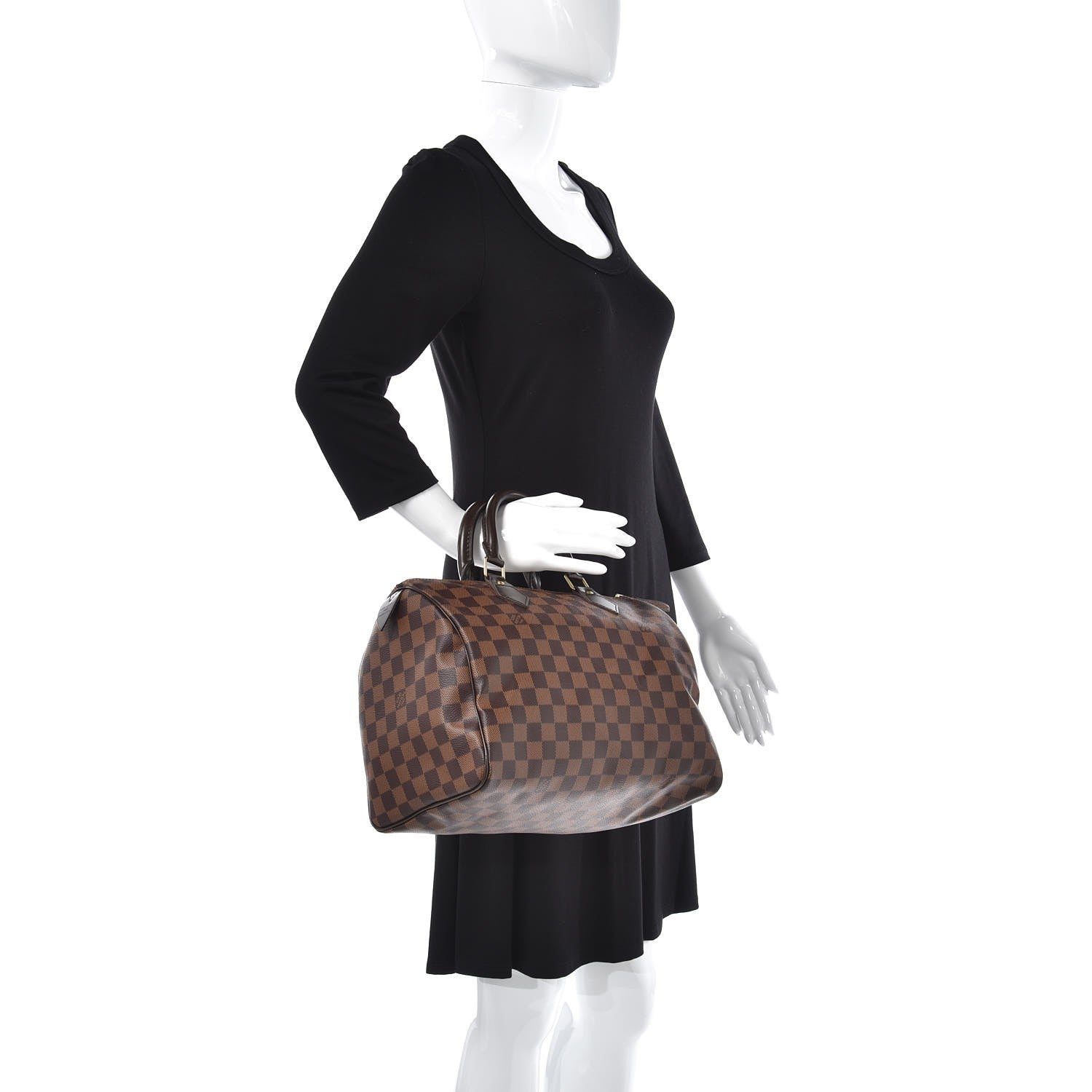 Louis Vuitton Damier Ebene Speedy 30 2 of 9