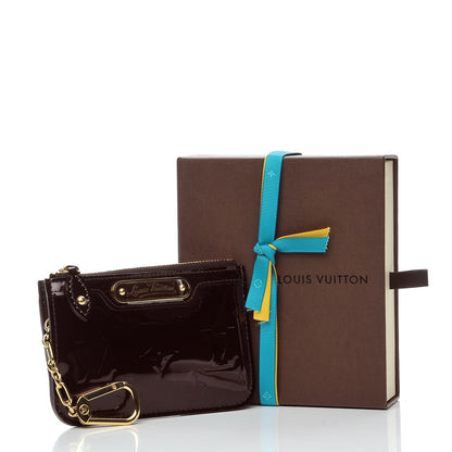 Louis Vuitton Vernis Key Pouch Amarante 8 of 8