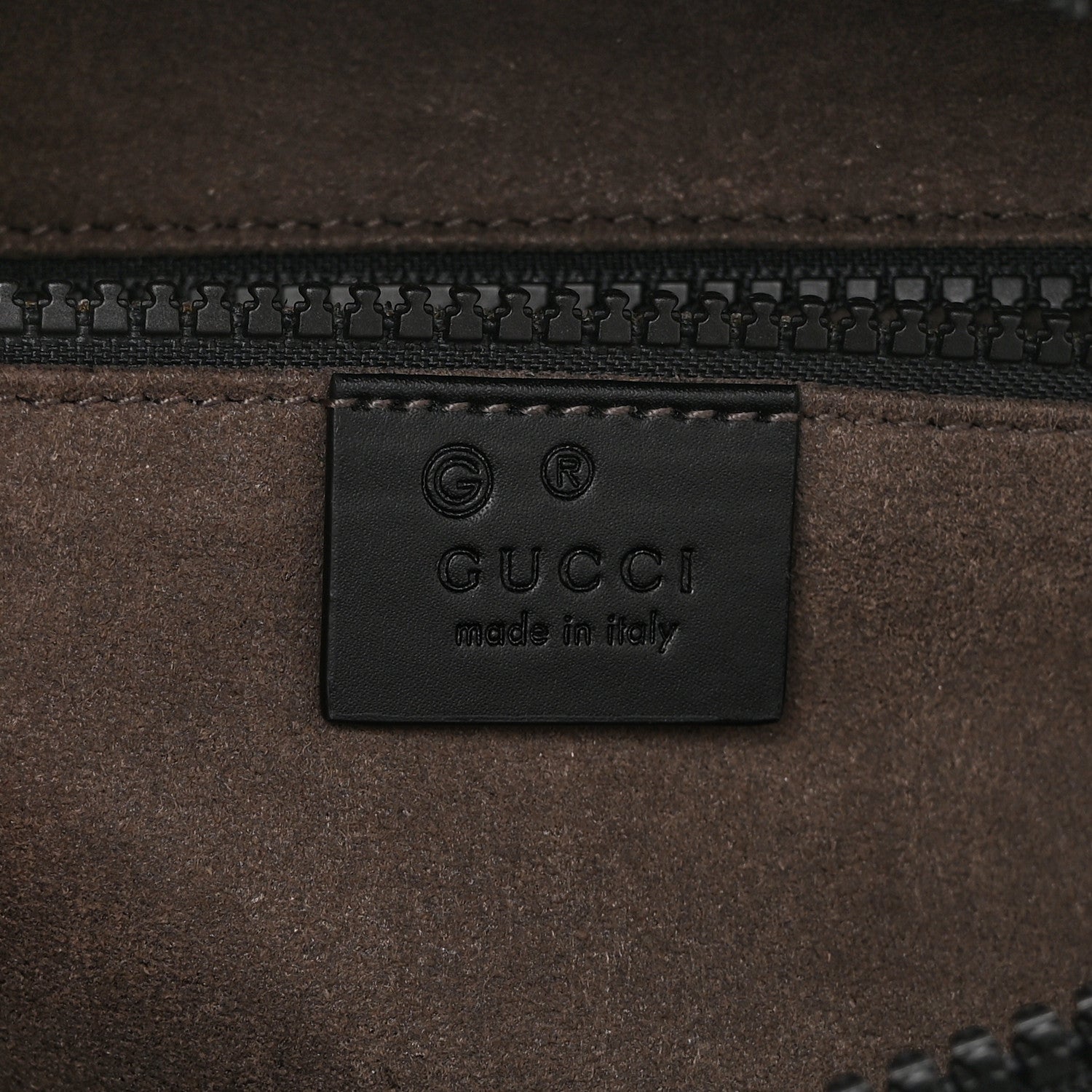 Gucci GG Supreme Monogram Large Belt Bag Beige Ebony Black 6 of 11