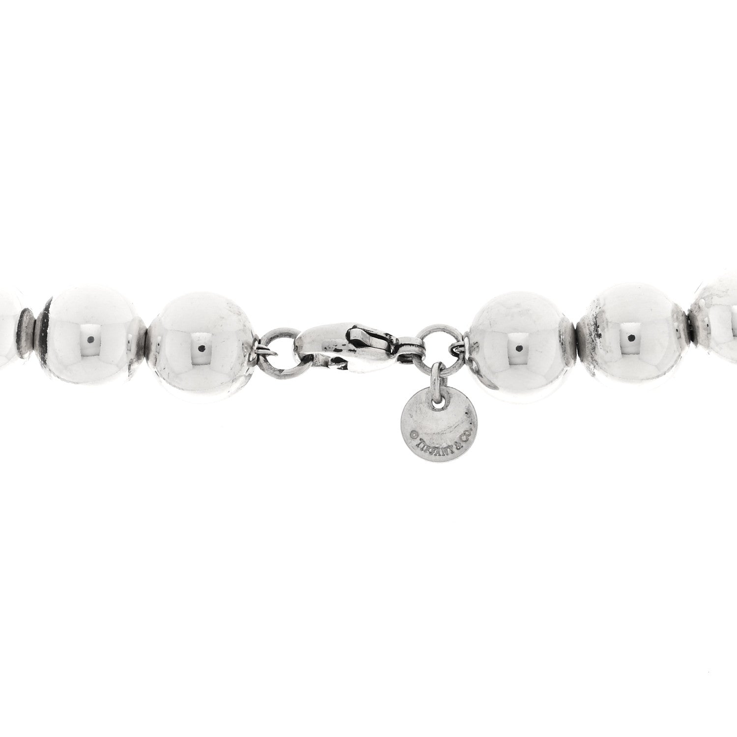 Tiffany Sterling Silver 10mm Hardwear Ball Necklace 4 of 4