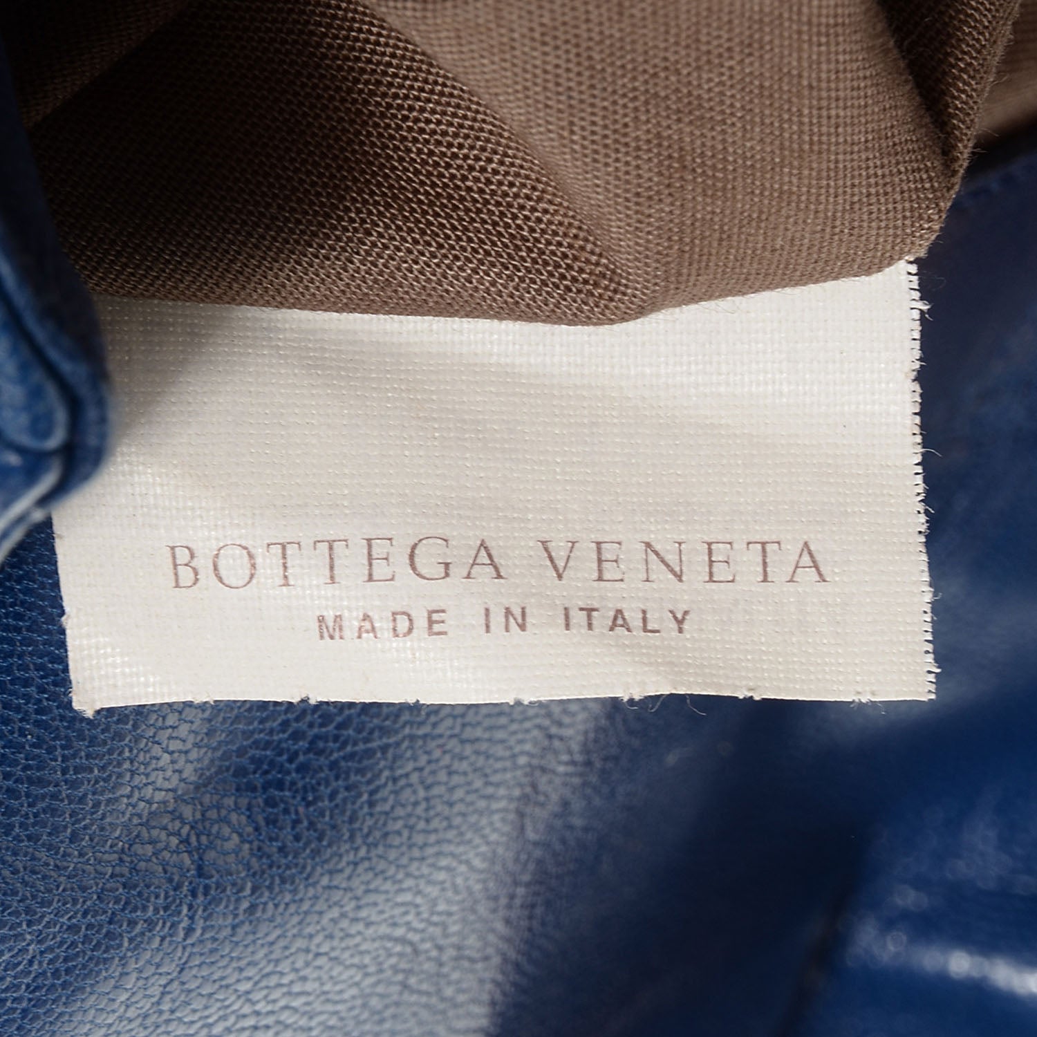 Bottega Veneta Nappa Intrecciato Cosmetic Case Cobalt 7 of 8