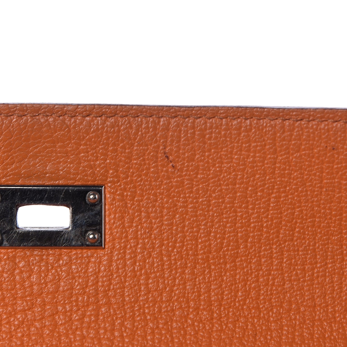 Chevre Mysore Kelly Longue Wallet Orange