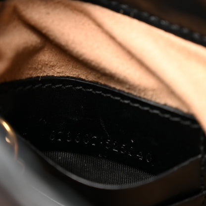 Gucci Calfskin Matelasse Mini GG Marmont 2.0 Bucket Bag Black 6 of 10