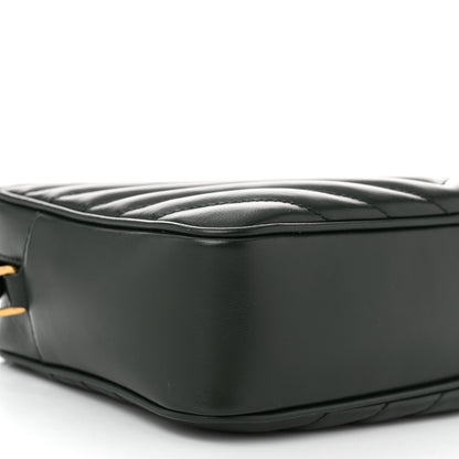 Saint Laurent Calfskin Matelasse Monogram Lou Camera Bag Vert Fonce 9 of 10