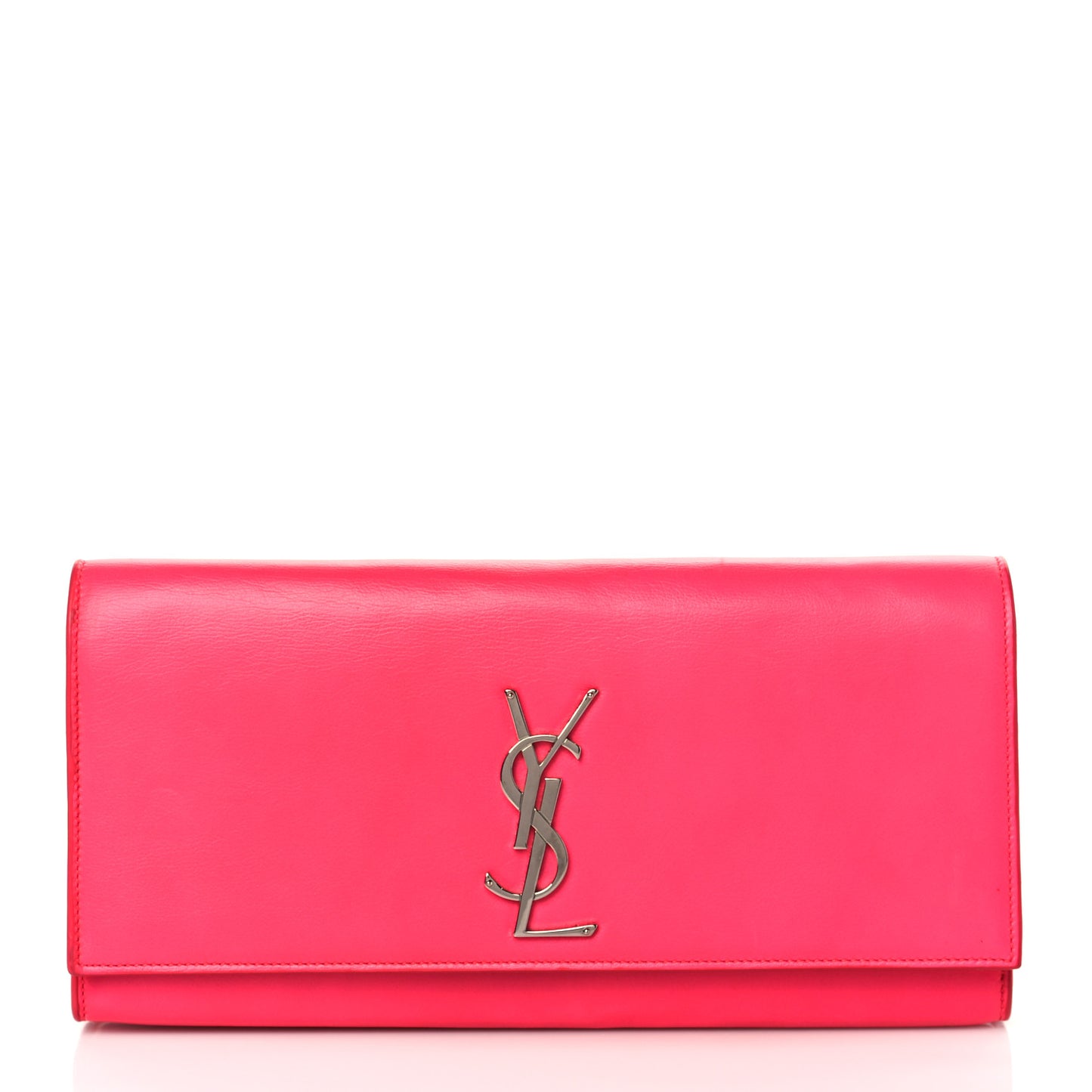 Calfskin Classic Monogram Cassandre Clutch Lipstick Fuchsia