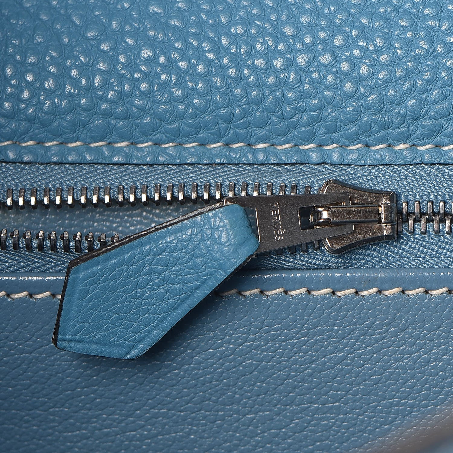 Hermes Togo Kelly Retourne 32 Blue Jean 28 of 43