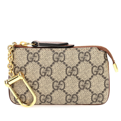 Gucci GG Supreme Monogram Key Case Brown 1 of 7