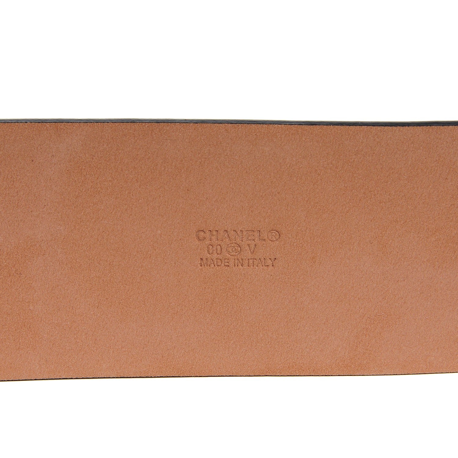 Chanel Leather CC Logo Belt 90 36 Black 7 of 7
