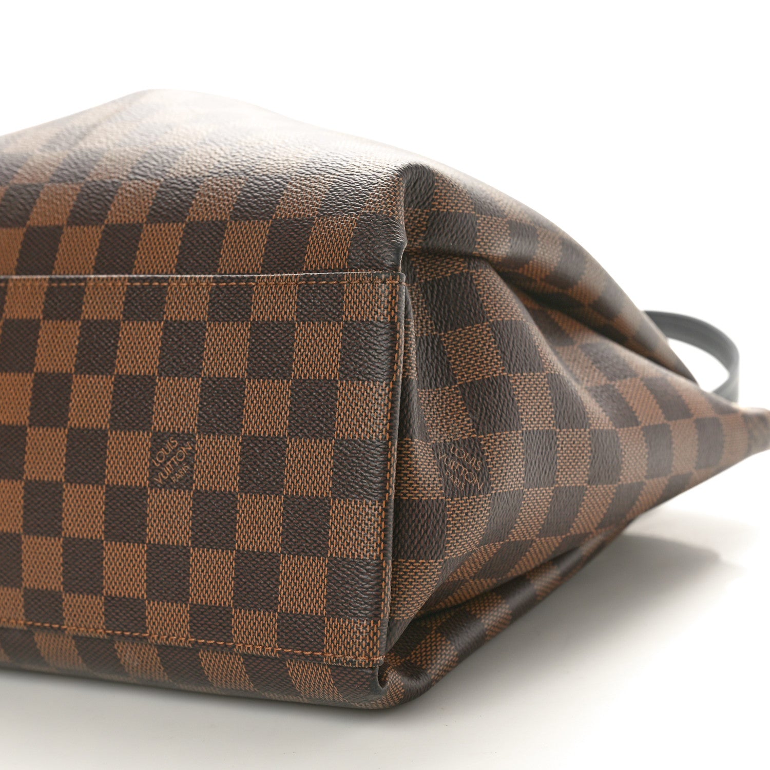 Louis Vuitton Damier Ebene Odeon Tote MM Black 9 of 10