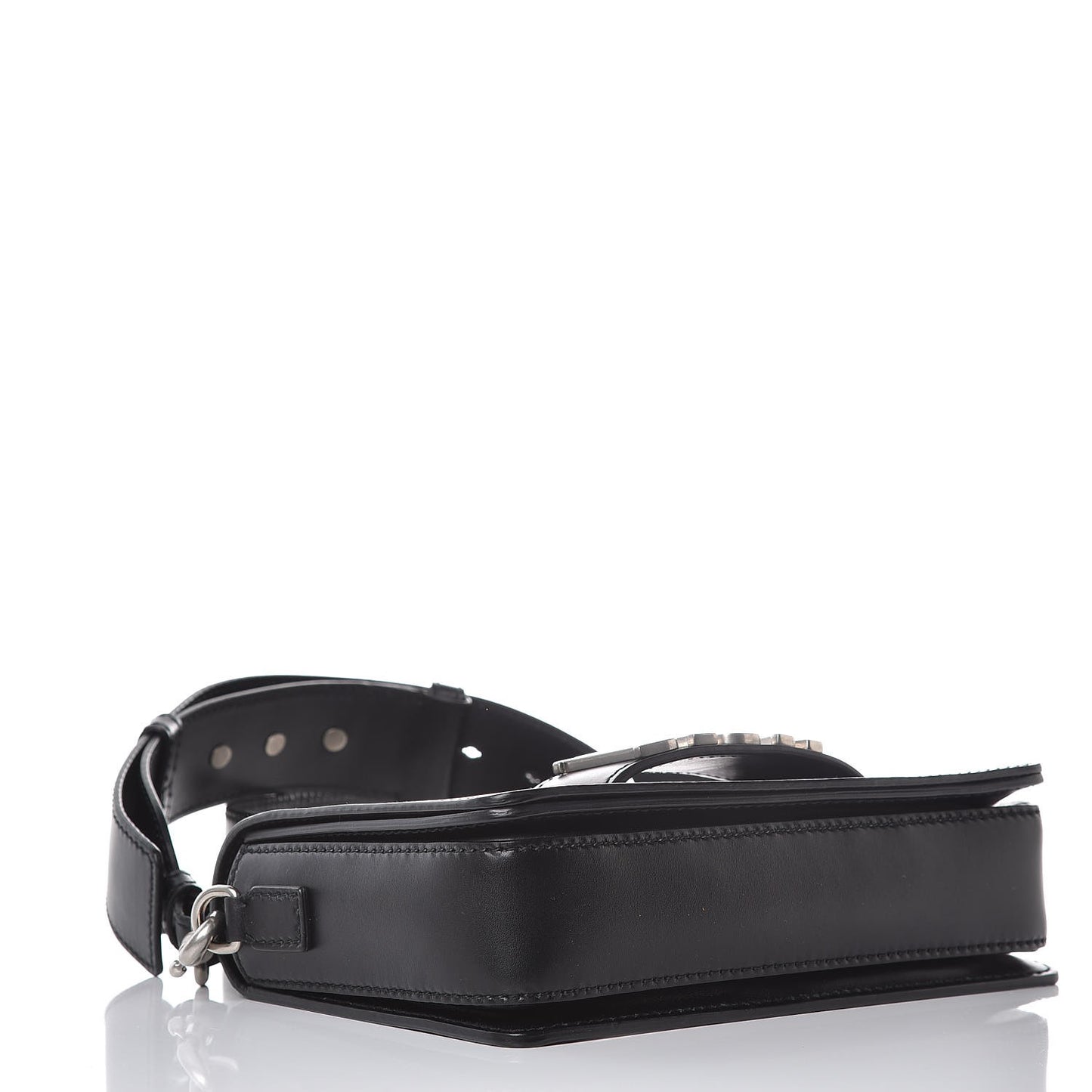 Smooth Calfskin Dio(r)evolution Flap Bag Black