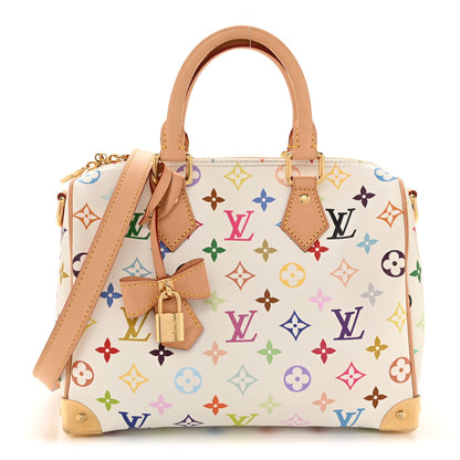 Louis Vuitton LV X TM Monogram Multicolor Speedy Bandouliere 25 White 1 of 13