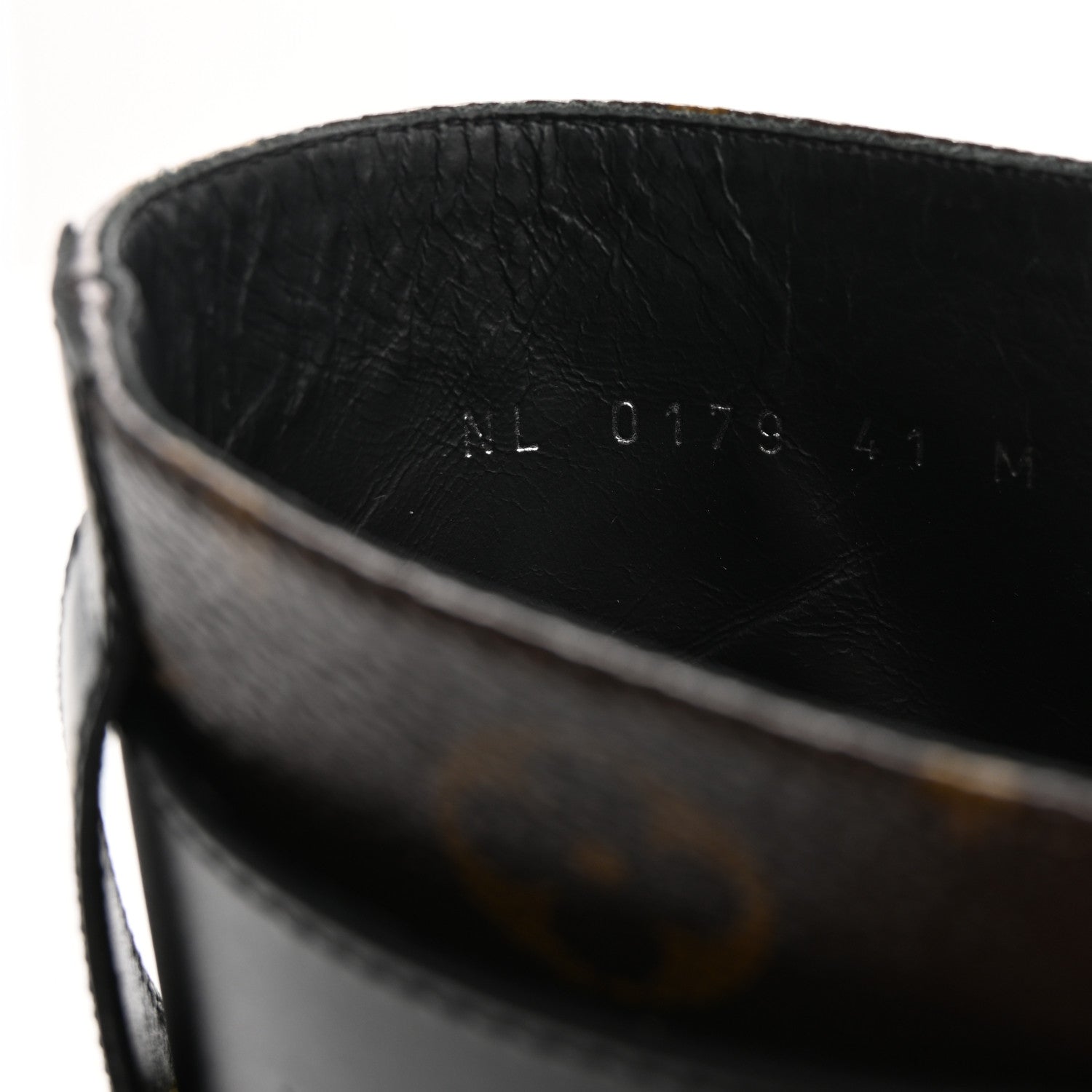 Louis Vuitton Calfskin Monogram Wonderland Flat Ranger Boots 41 Black 9 of 12