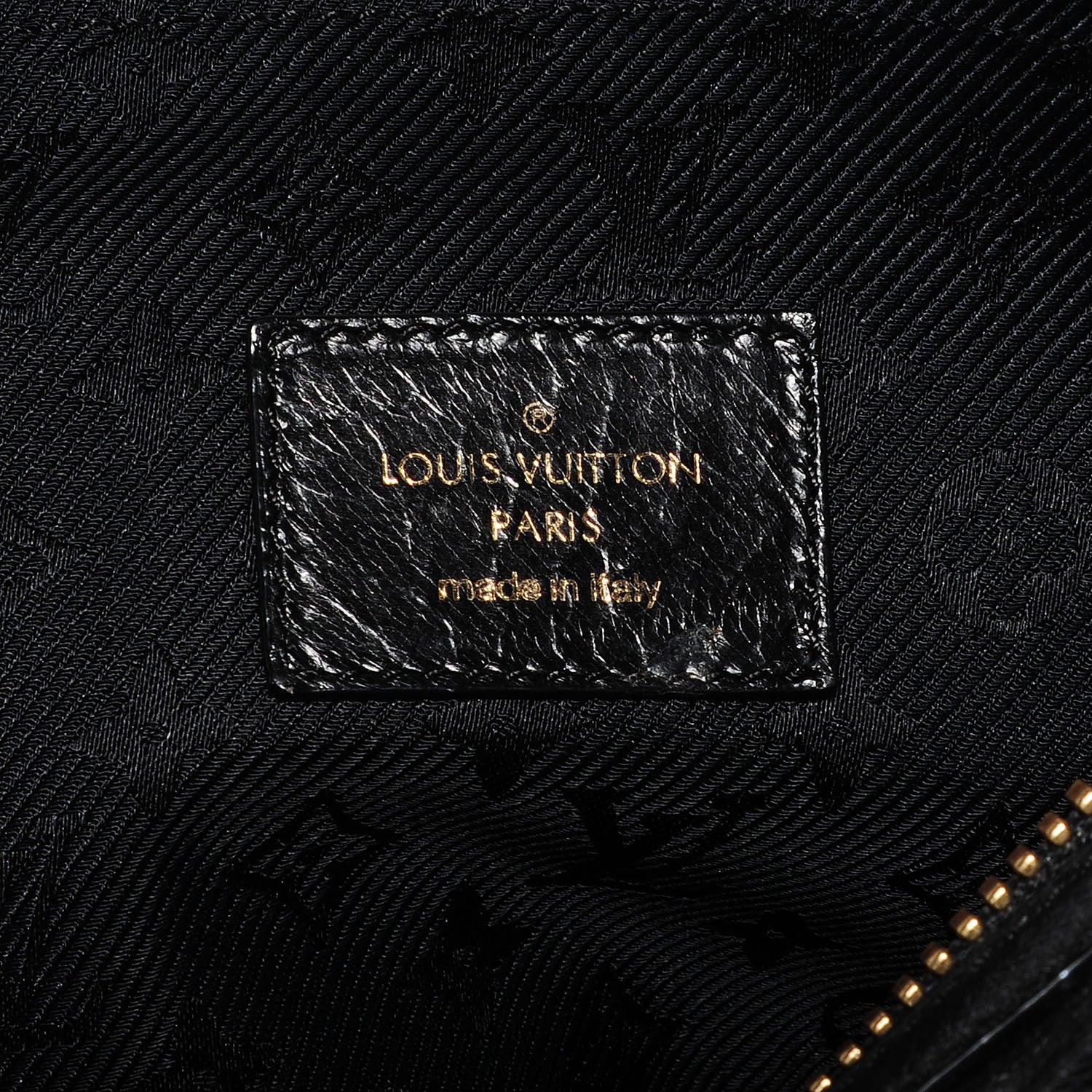 Louis Vuitton Lambskin Riveting Black 6 of 8