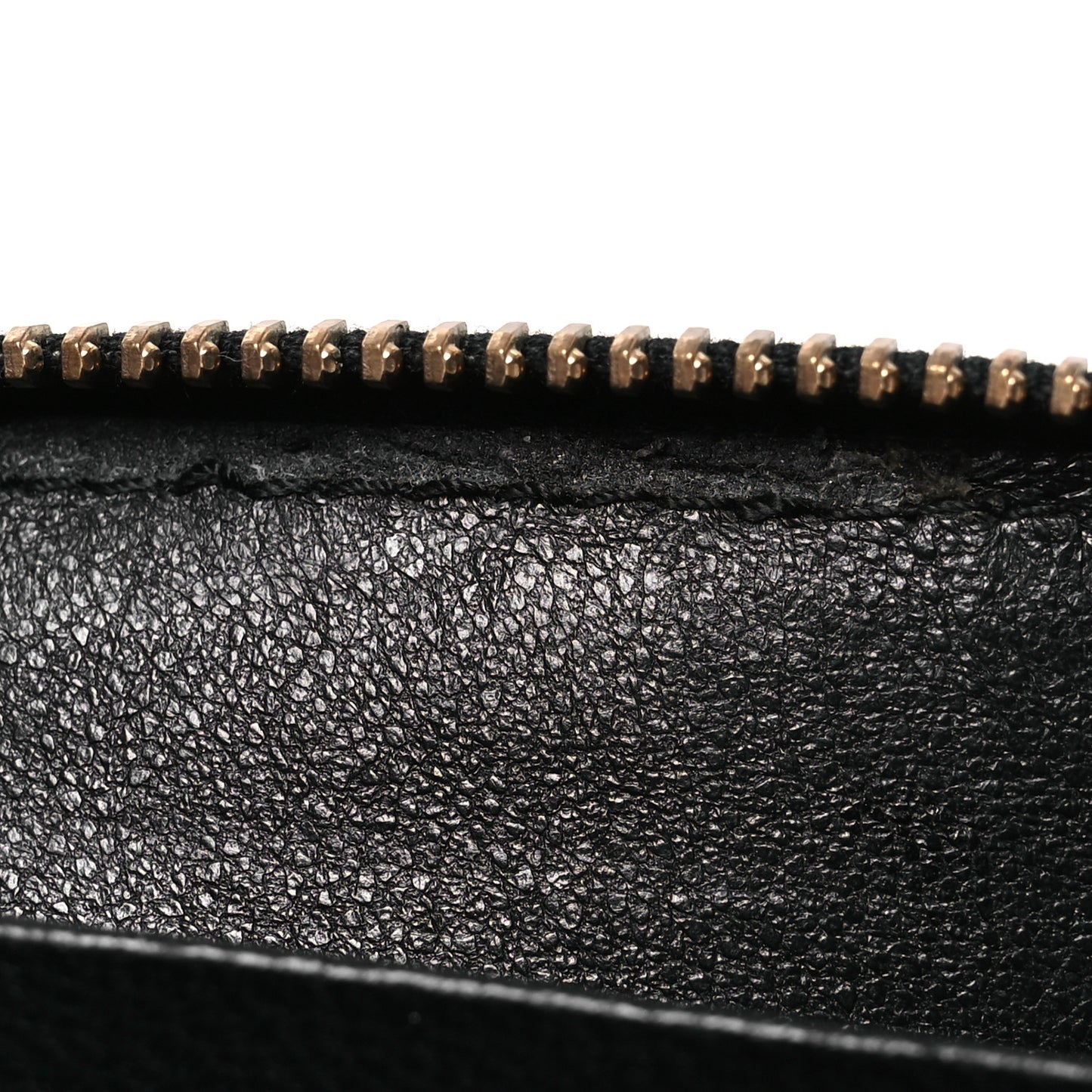 Nappa Intrecciato Zip Around Coin Purse Black