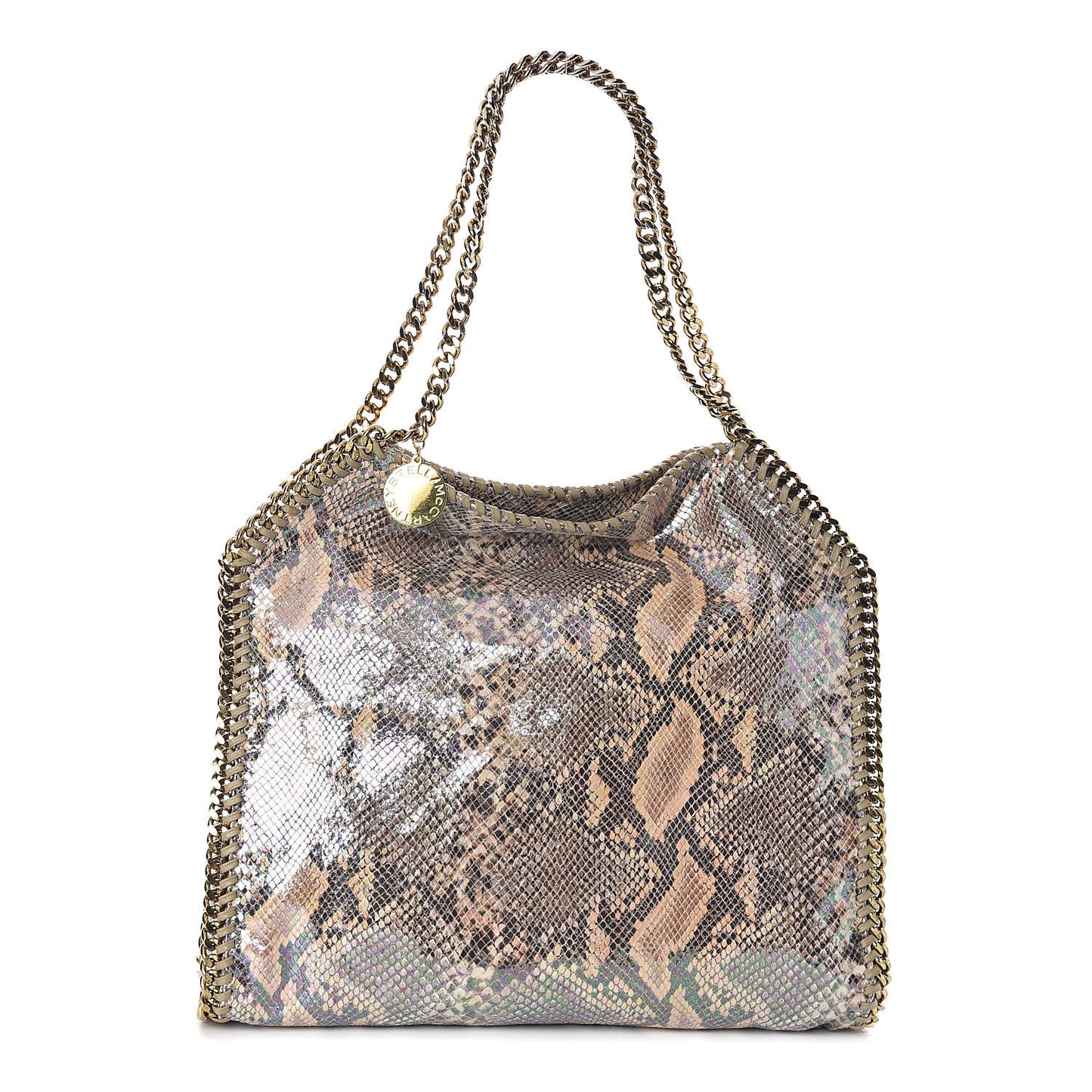 Eco Python Oleographic Small Falabella Tote