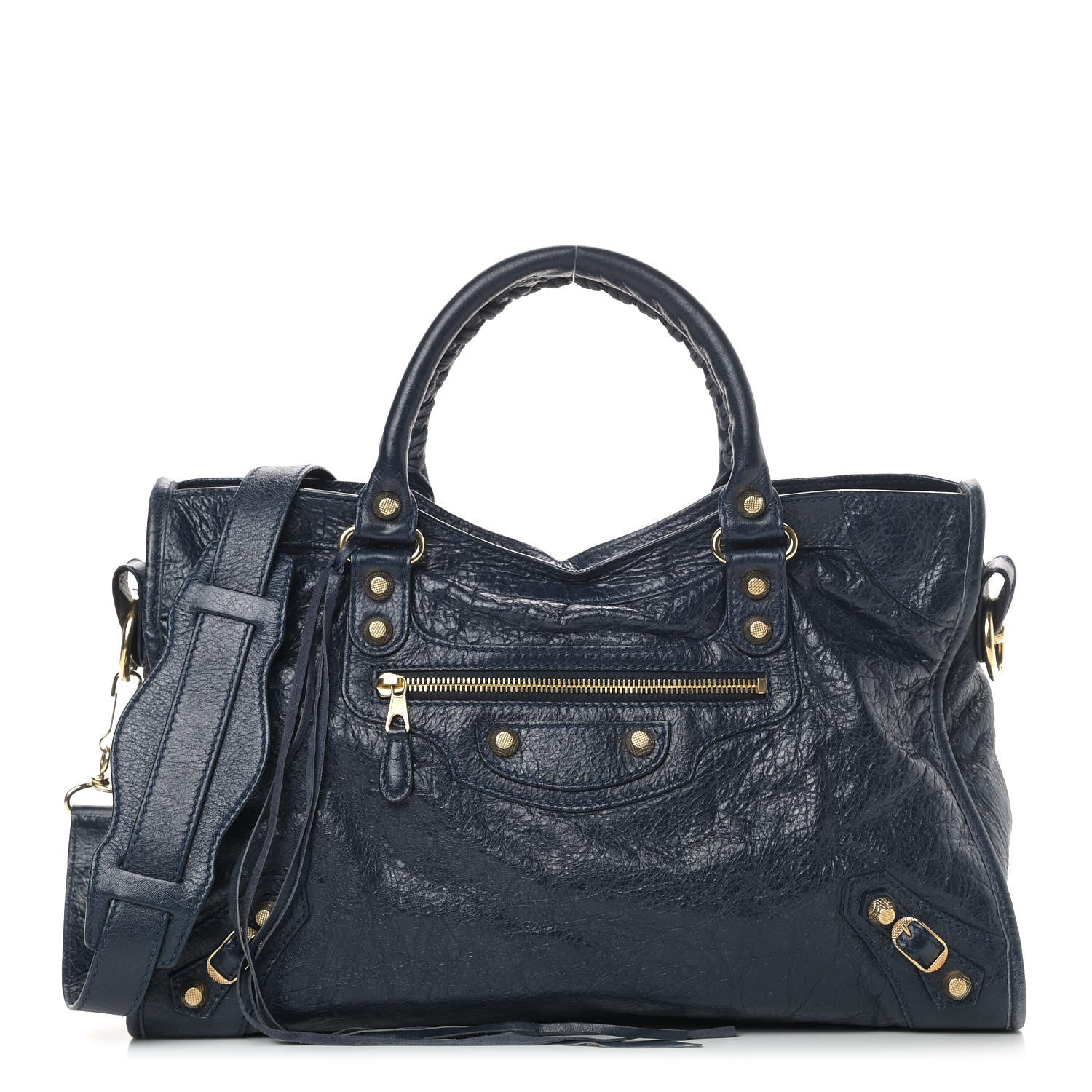 Balenciaga Agneau Giant 12 Gold Hardware City Bleu Obscur 1 of 12