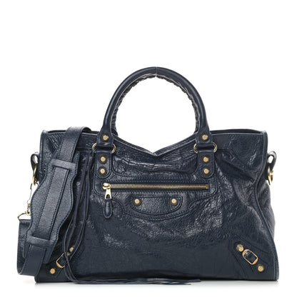 Balenciaga Agneau Giant 12 Gold Hardware City Bleu Obscur 1 of 12