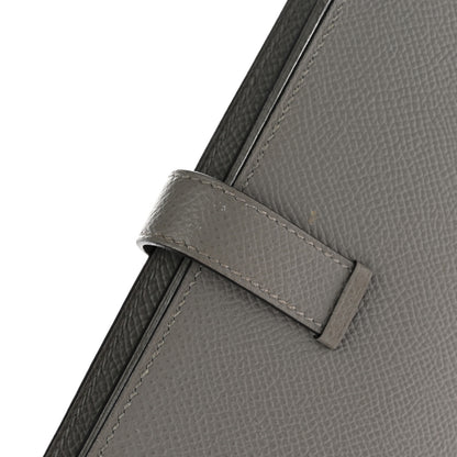 Hermes Epsom Bearn Gusset Wallet Gris Mouette 9 of 10