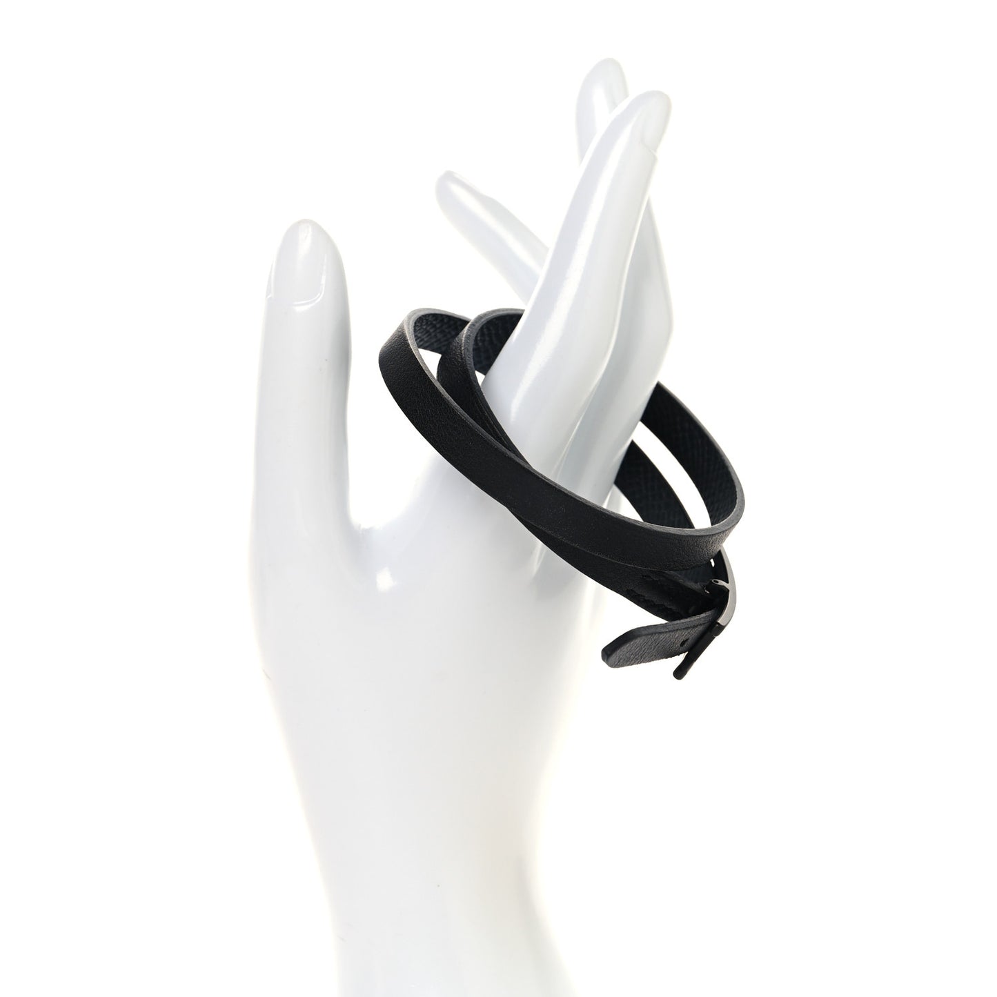 Epsom Behapi Double Tour Bracelet Black