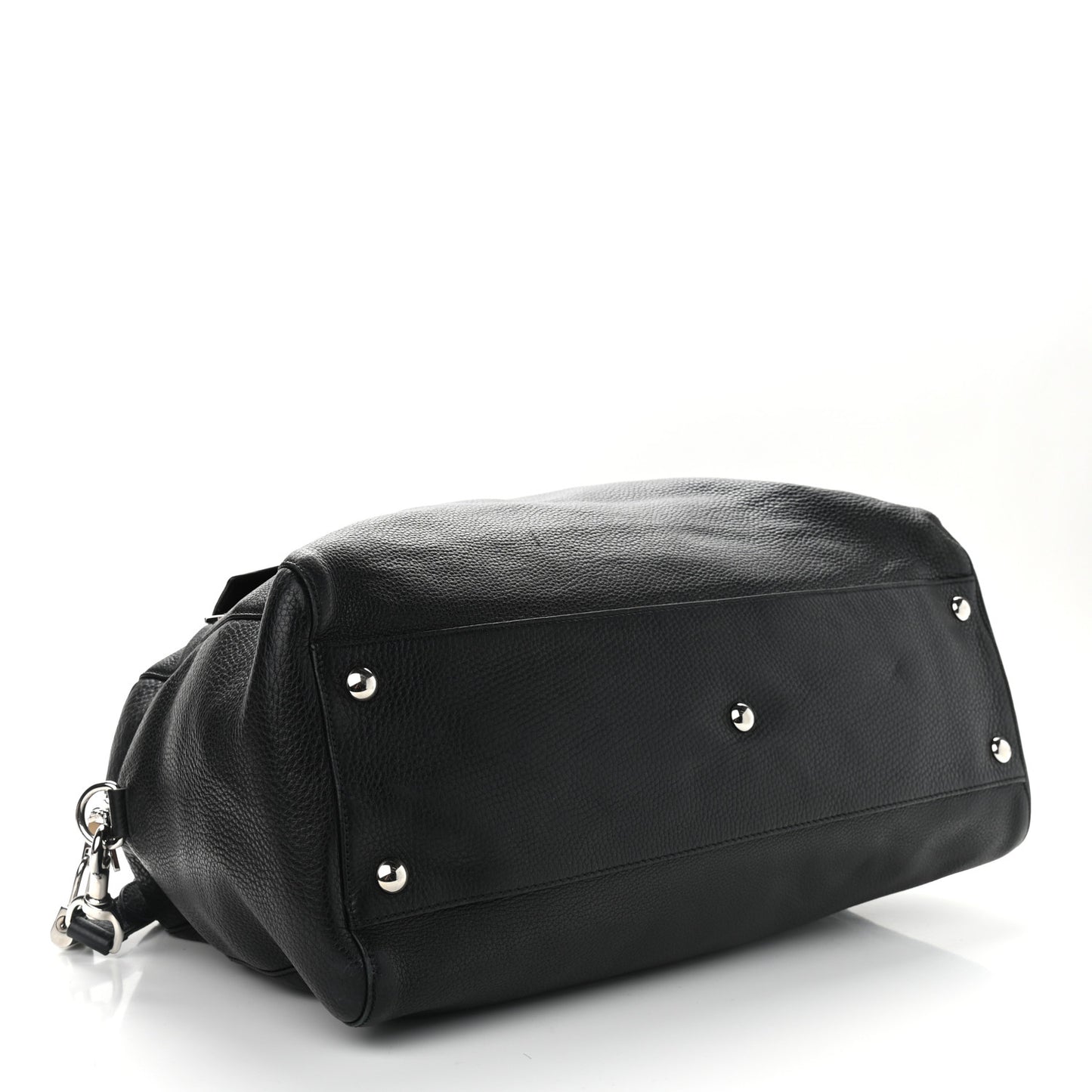 Pebbled Calfskin Soho Carry On Duffle Black