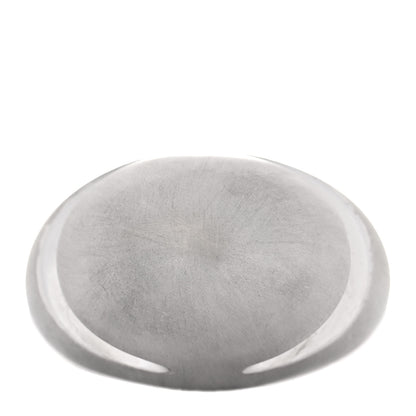 Bulgari 18K White Gold Dome Ring 49 4.75 1 of 7