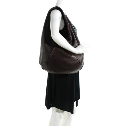 Bottega Veneta Cervo Deerskin Large Hobo Ebano 2 of 10