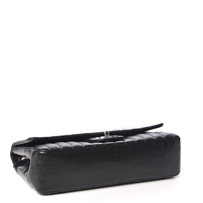 Chanel Lambskin Vertical Quilted Medium Single Flap Black 3 of 9