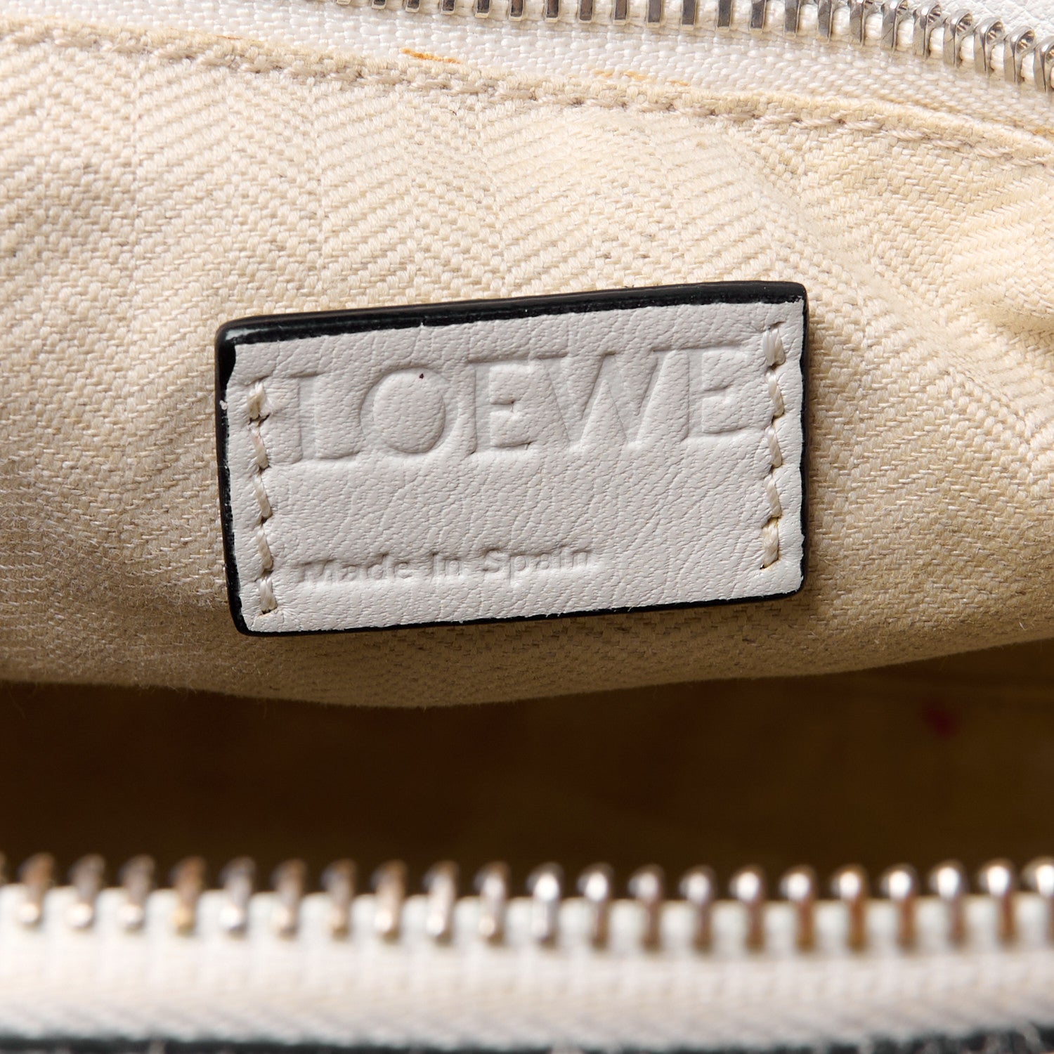 Loewe Calfskin Medium Puzzle Bag White 6 of 14