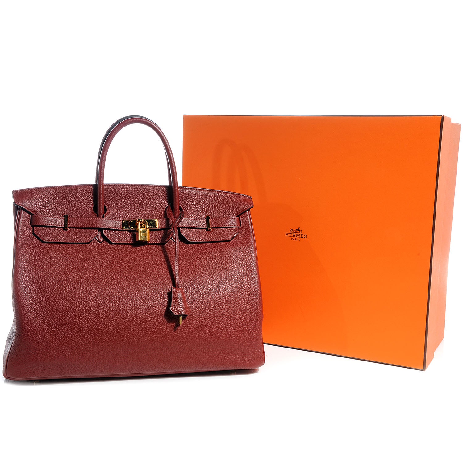 Hermes Taurillon Clemence Birkin 40 Sienne 5 of 10