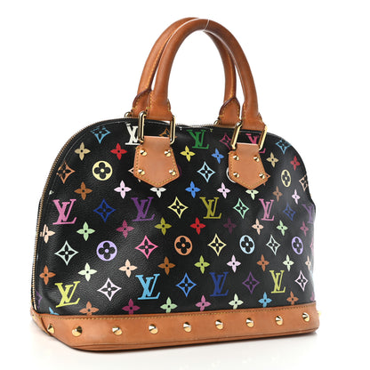 Louis Vuitton Monogram Multicolor Alma Black 3 of 11