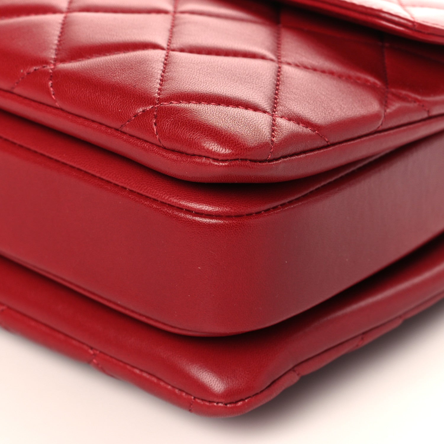 Chanel Lambskin Quilted Medium Trendy CC Flap Dual Handle Bag Red 9 of 9
