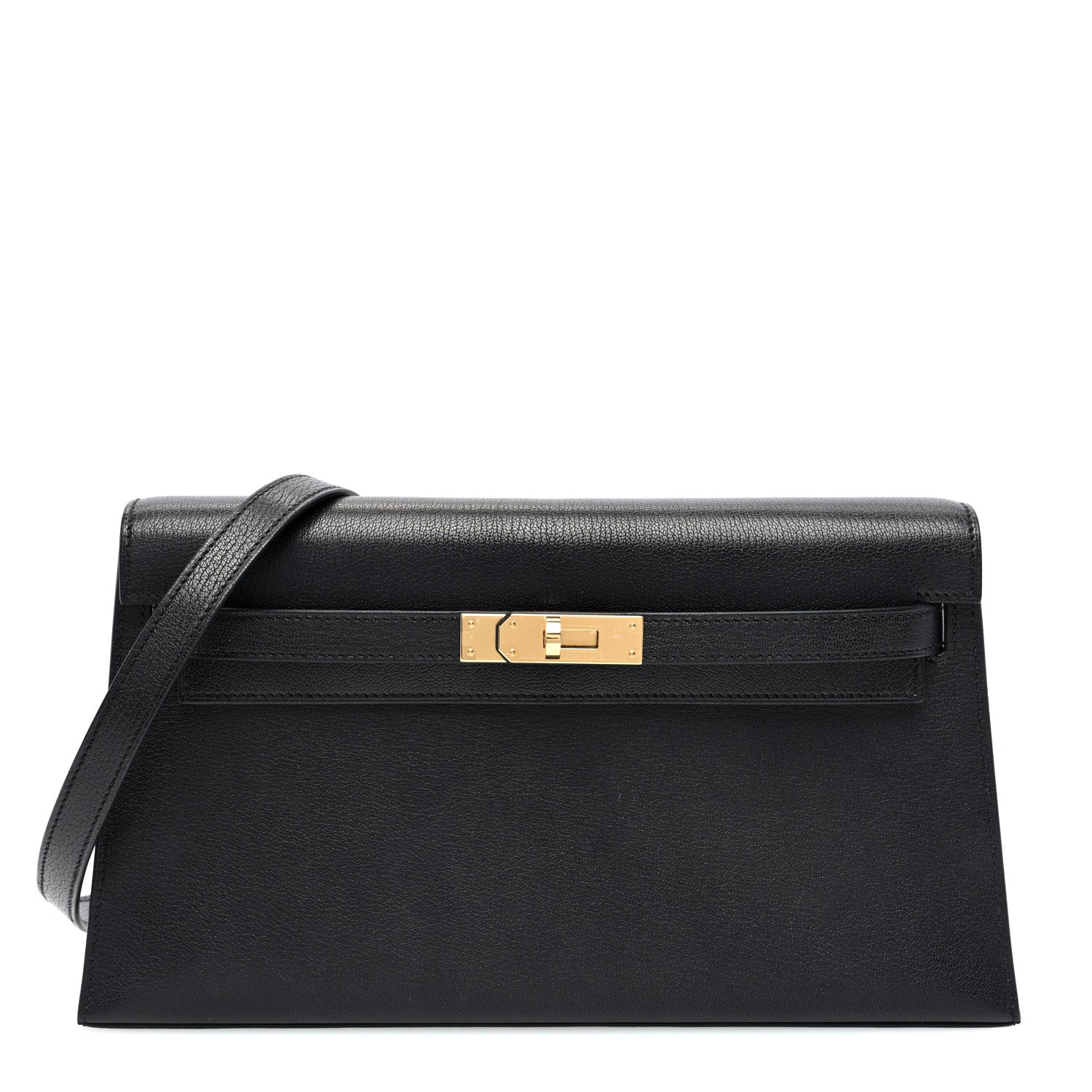 Hermes Chevre Chamkila Kelly Elan Black 1 of 11