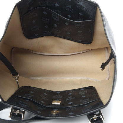 MCM Visetos Shopping Tote Black 5 of 16
