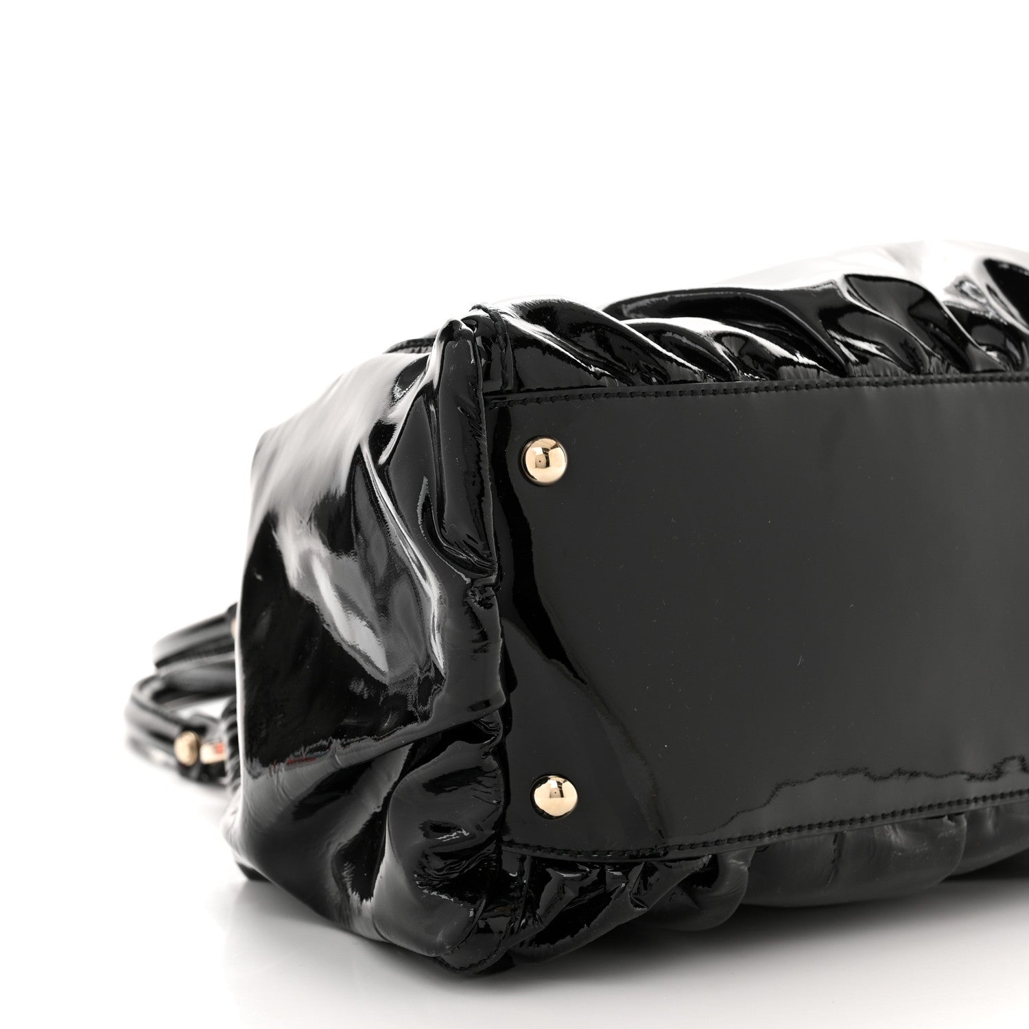 Gucci Patent D Ring Large Hobo Black 9 of 10