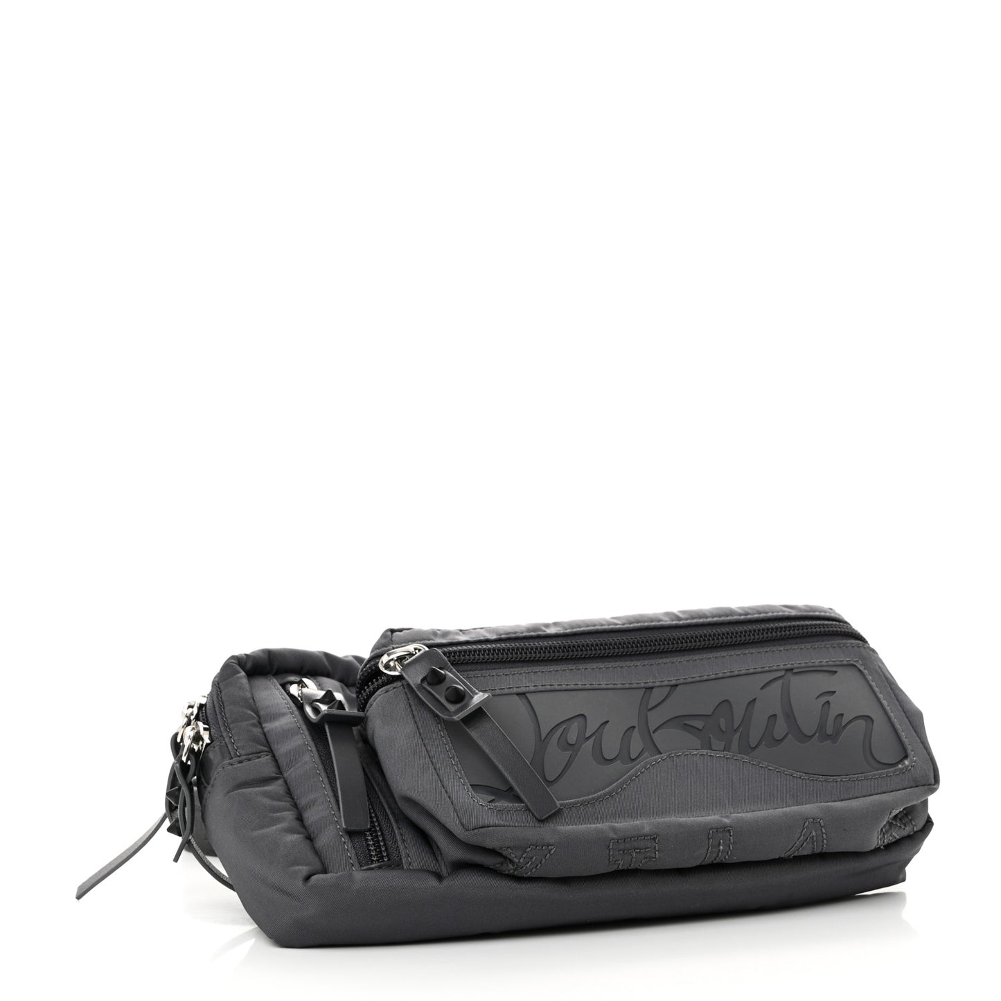 Nylon Loubideal Sneaker Sole Belt Bag Grey