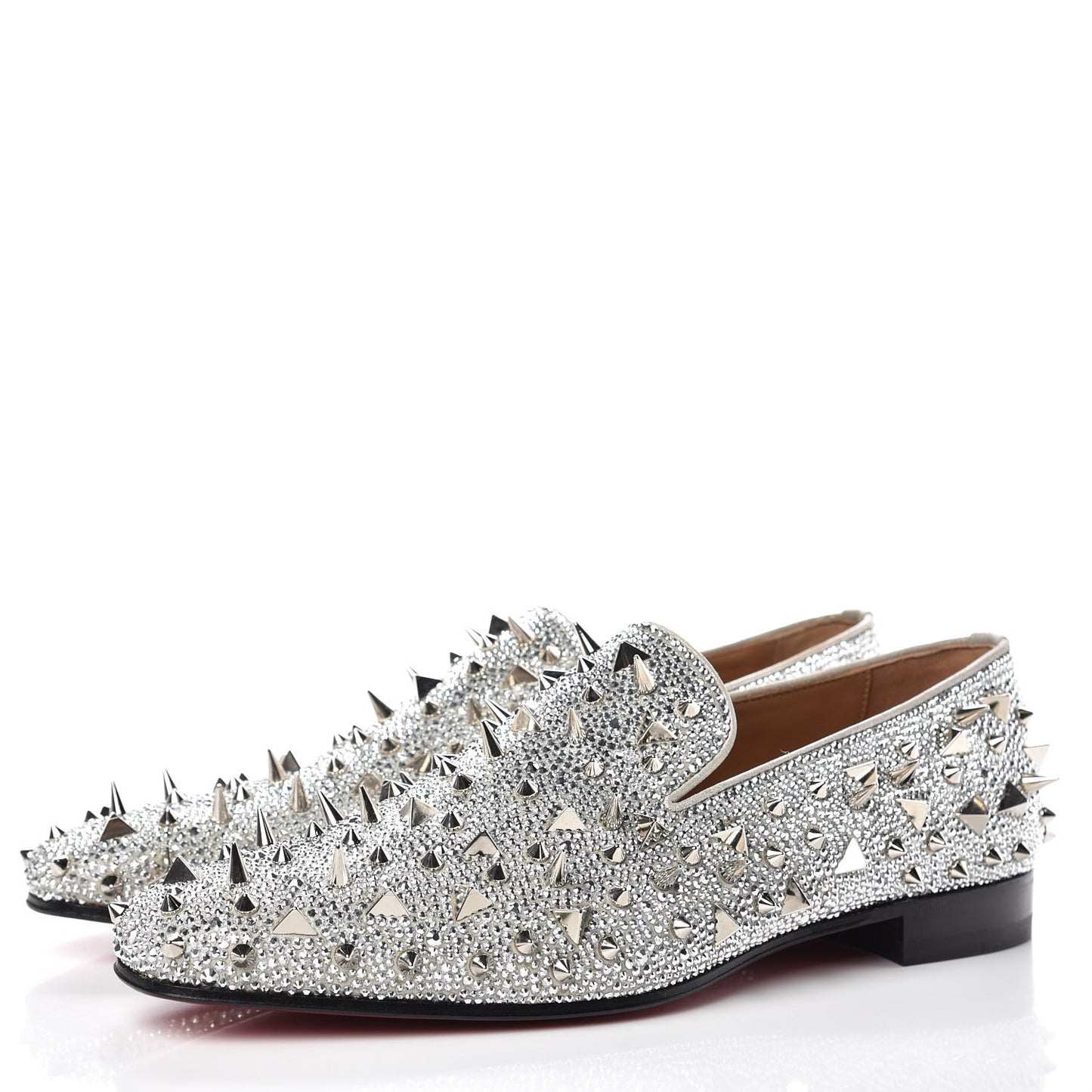 Suede Burma Mens Potpourri Dandy Flat Loafers 42.5 Silver