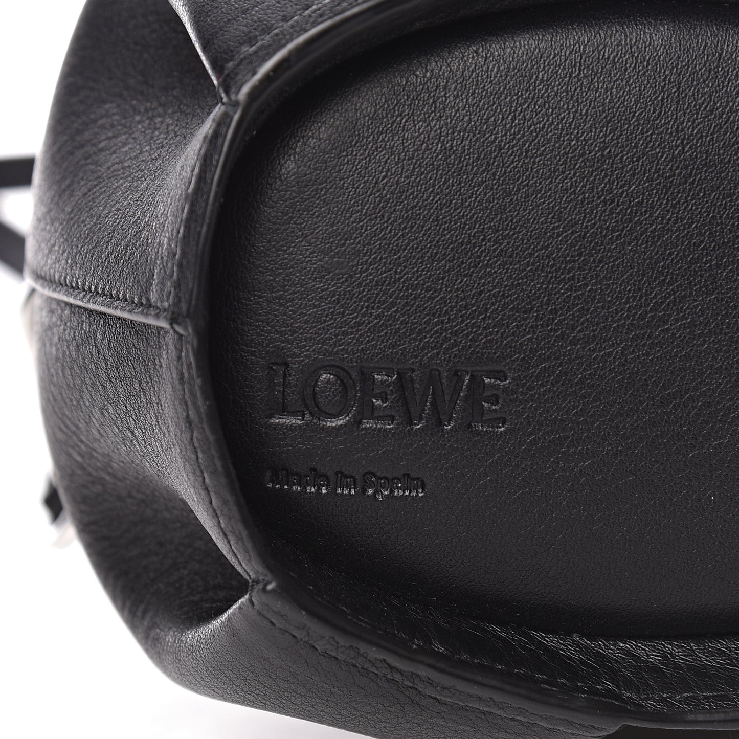 Calfskin Panda Crossbody Black White