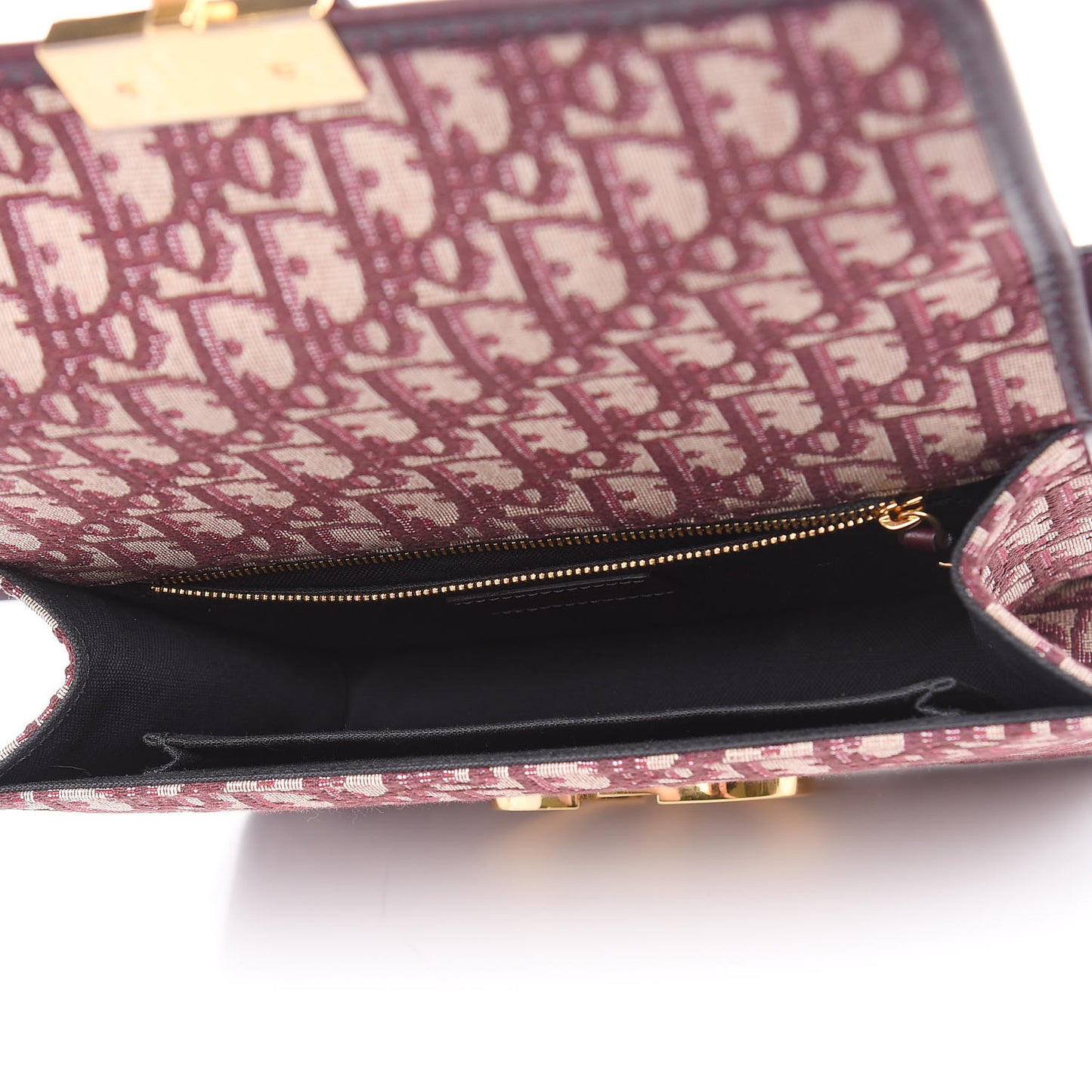 Oblique 30 Montaigne Flap Bag Burgundy