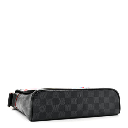 Louis Vuitton Damier Graphite Alps District PM 4 of 10