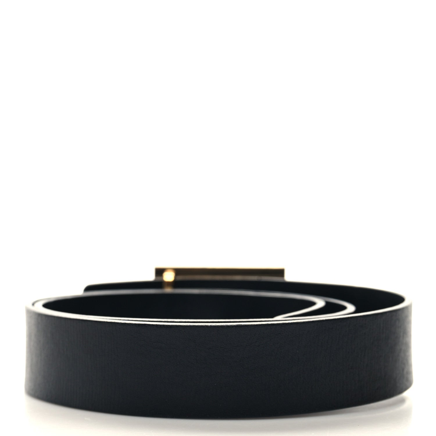 Gucci Calfskin Square G Belt 75 30 Black 2 of 5