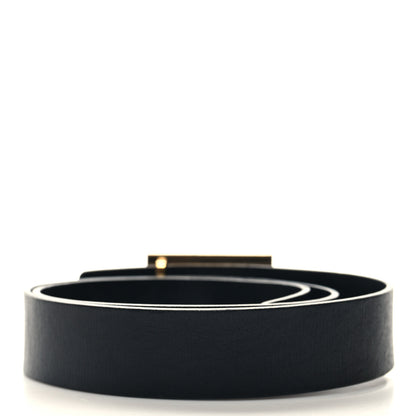 Gucci Calfskin Square G Belt 75 30 Black 2 of 5
