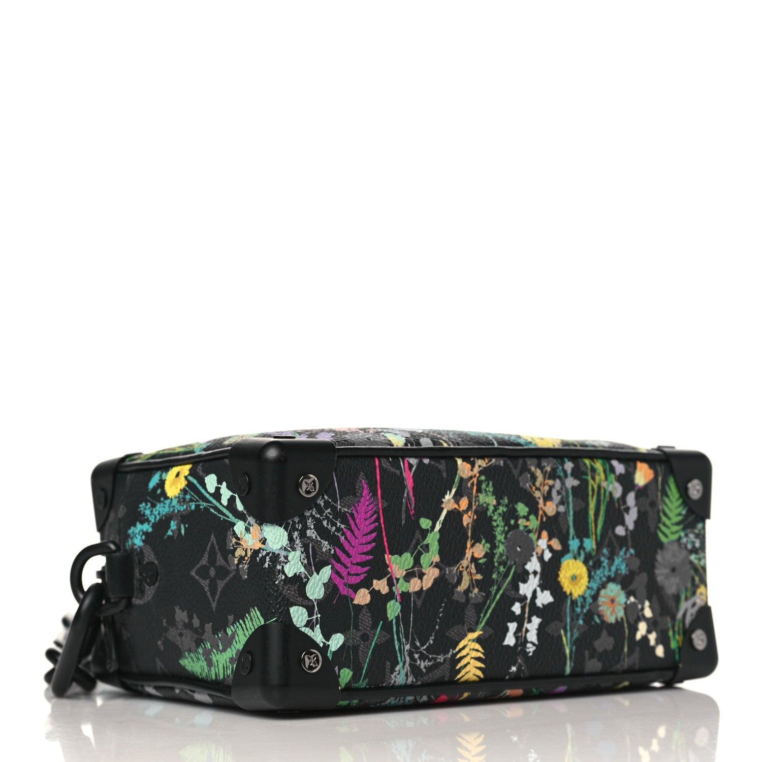 Louis Vuitton Monogram Eclipse Flower Print Mini Soft Trunk 4 of 9