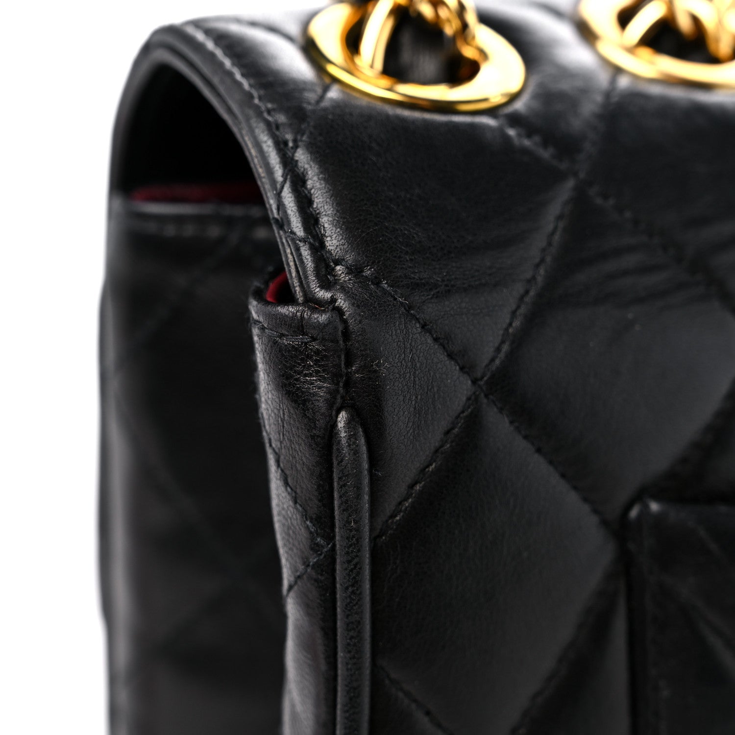 Chanel Lambskin Quilted XL Jumbo Single Flap Black 18 of 18