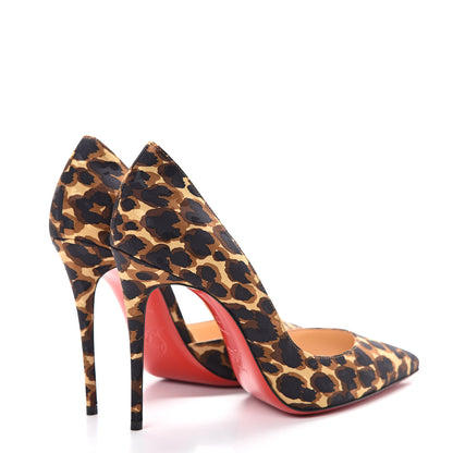 Christian Louboutin Tissu Leopardino Iriza 100 Pumps 37 Brown 4 of 9